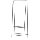 vidaXL Garment Rack 59x35x150 cm black
