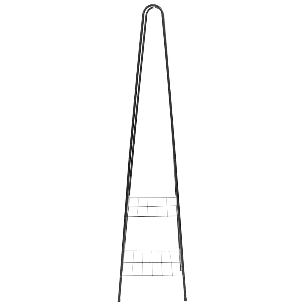 vidaXL Garment Rack 59x35x150 cm black