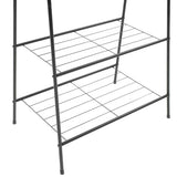 vidaXL Garment Rack 59x35x150 cm black