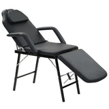 vidaXL Behandelingsstoel voor gezicht 185x78x76 cm kunstleer wit