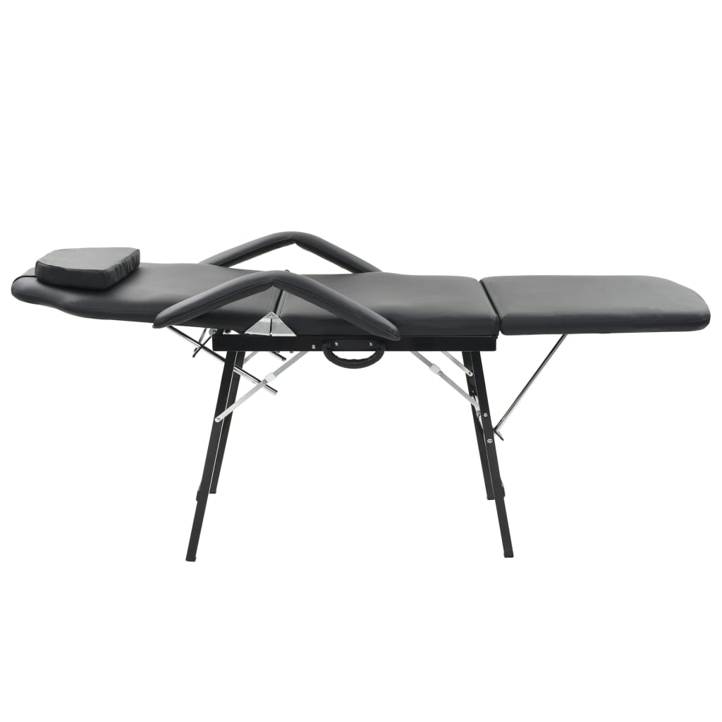 vidaXL Behandelingsstoel voor gezicht 185x78x76 cm kunstleer wit