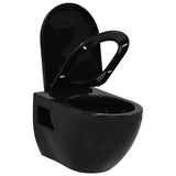 vidaXL Wall-Mounted Toilet Ceramic White