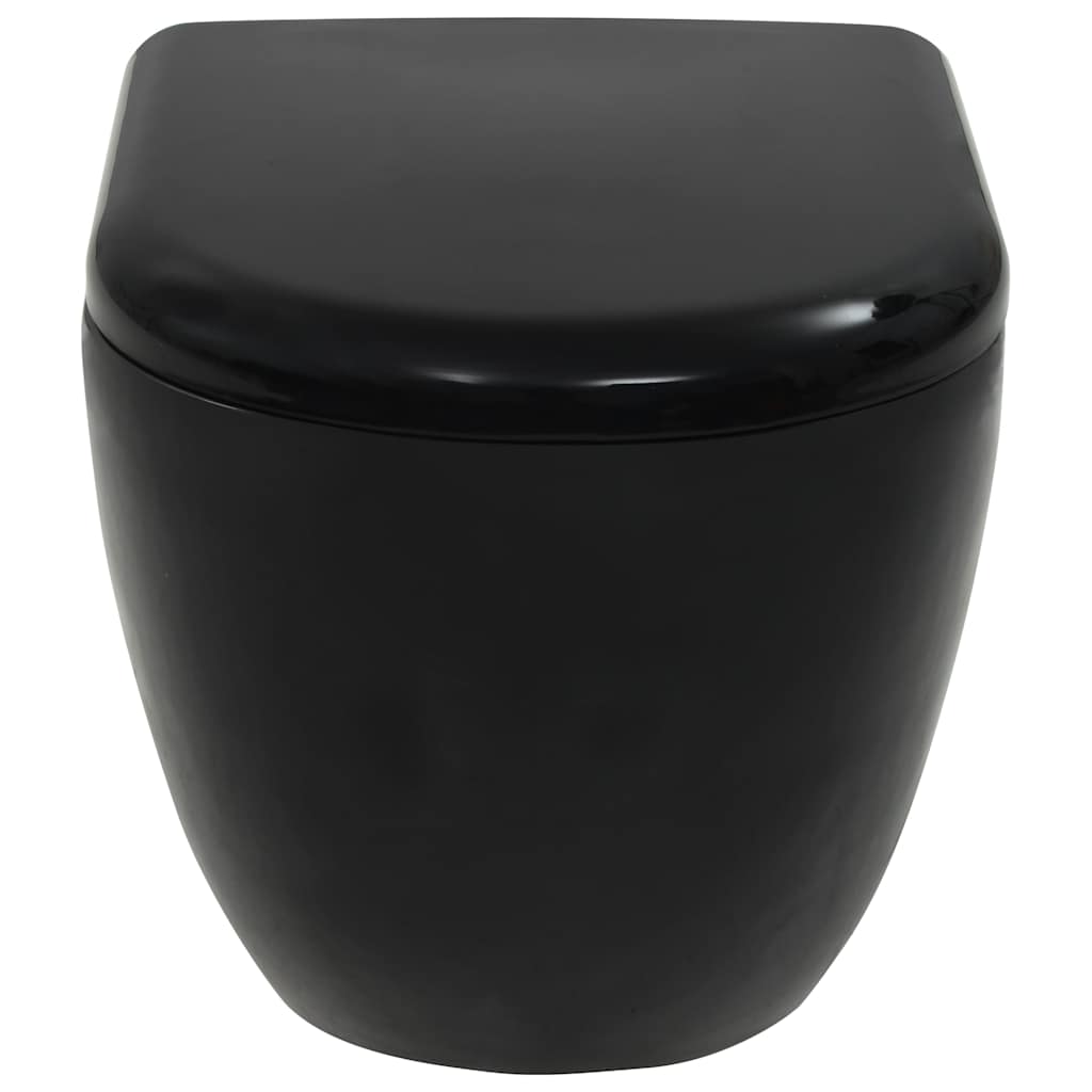 vidaXL Wall-Mounted Toilet Ceramic White