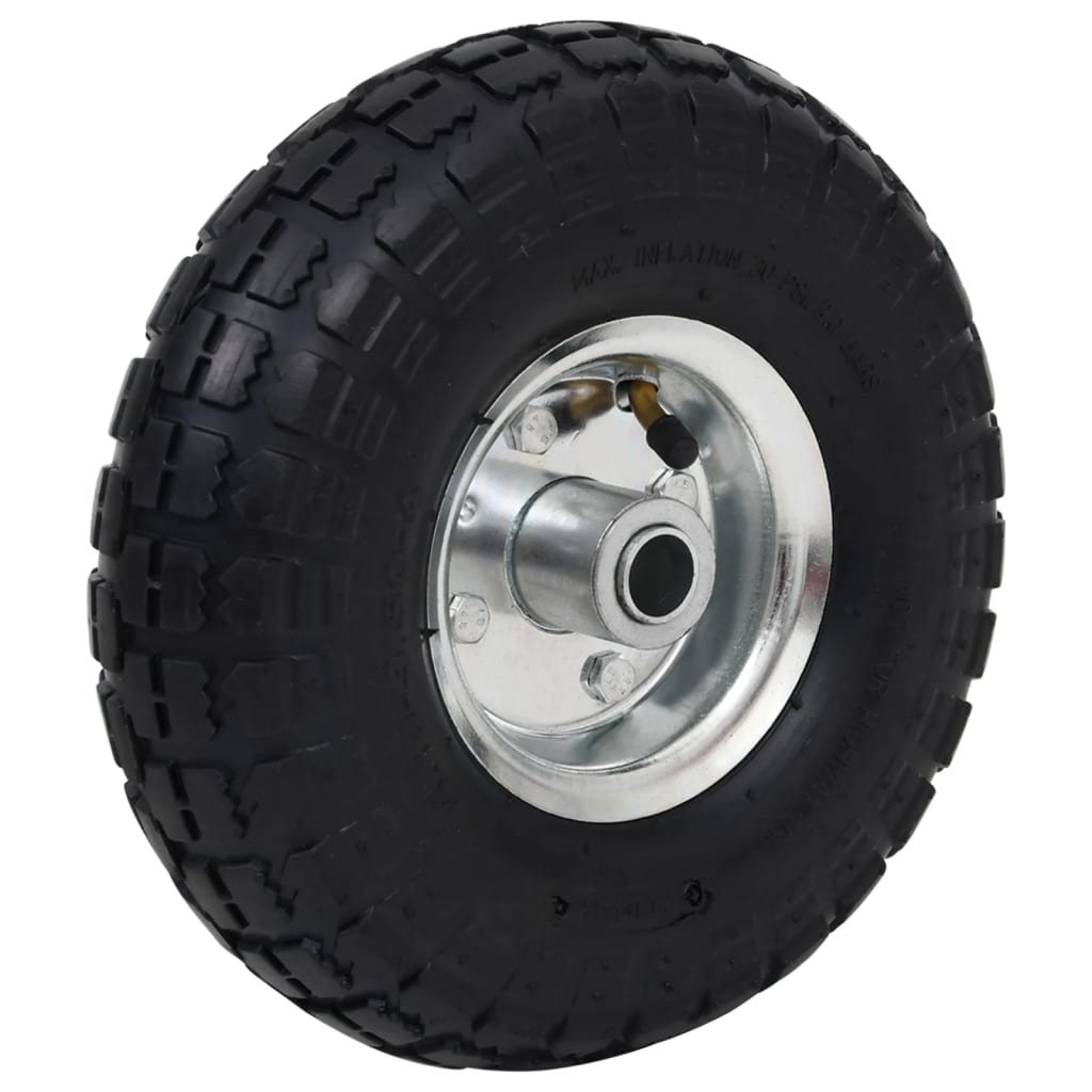 vidaXL Sack Truck Wheels 4.10/3.50-4 (260x83) Rubber 2 pcs