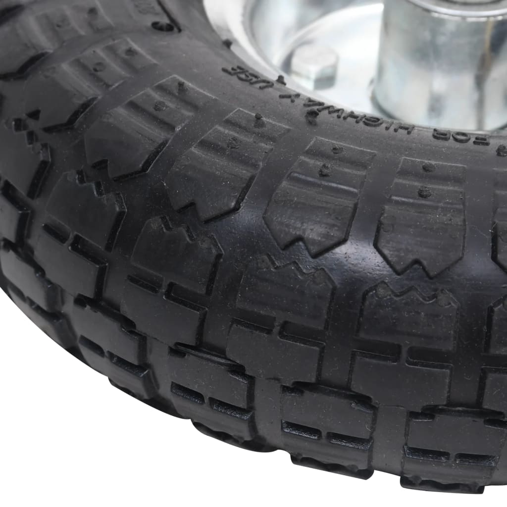 vidaXL Sack Truck Wheels 4.10/3.50-4 (260x83) Rubber 2 pcs