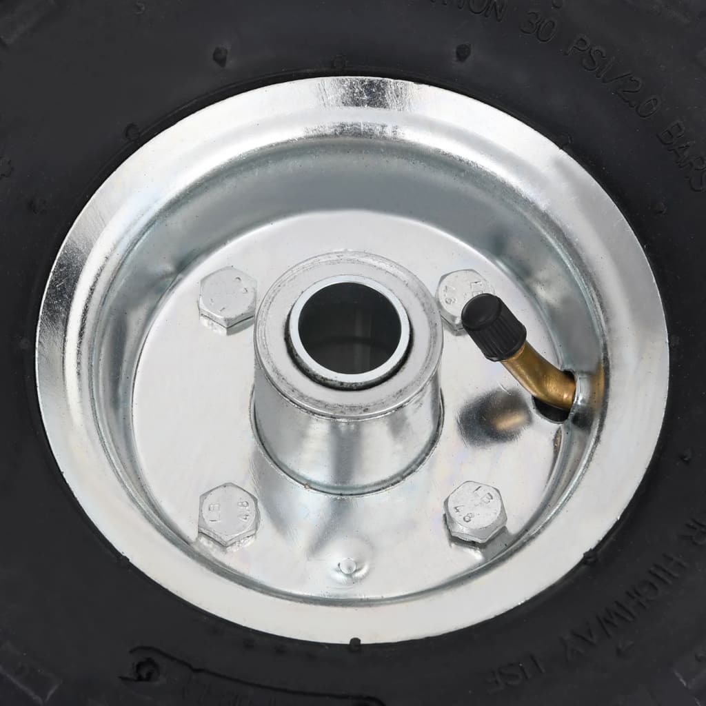 vidaXL Sack Truck Wheels 4.10/3.50-4 (260x83) Rubber 2 pcs