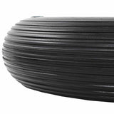 vidaXL Wheelbarrow Wheel with Axle 4.00-8 390 mm Solid PU