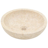 vidaXL Sink 40x12 cm Marble Black
