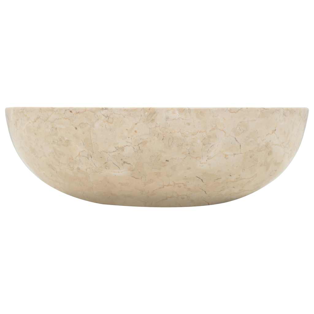 vidaXL Sink 40x12 cm Marble Black