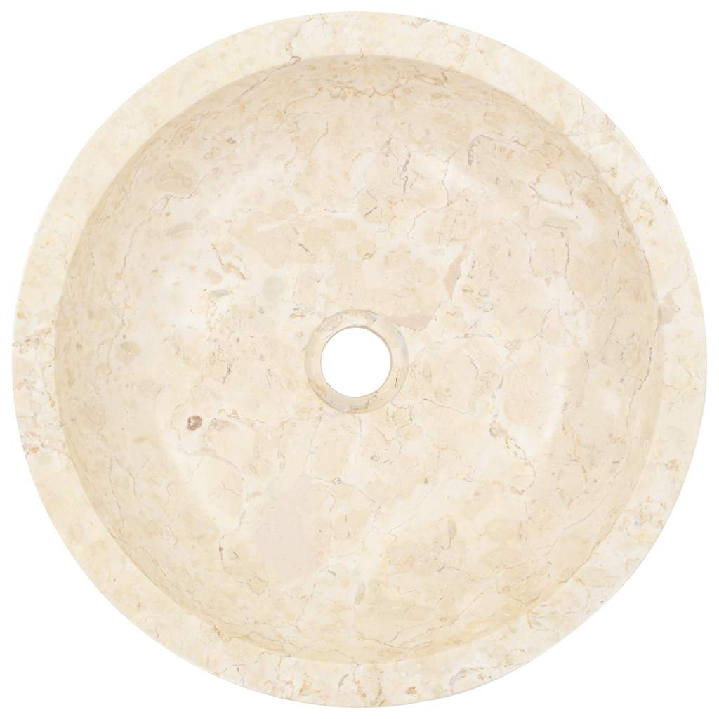 vidaXL Sink 40x12 cm Marble Black