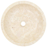 vidaXL Sink 40x12 cm Marble Black