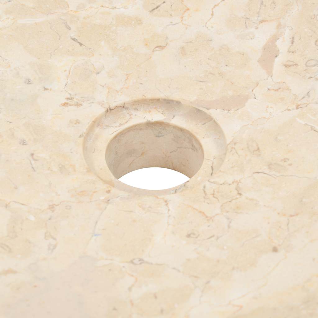 vidaXL Sink 40x12 cm Marble Black