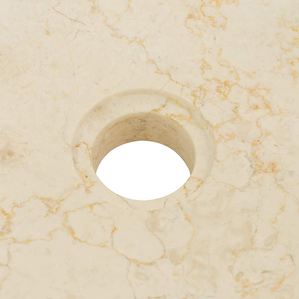 vidaXL Sink 40x12 cm marble black