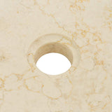 vidaXL Sink 40x12 cm marble black