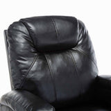 vidaXL Rocking Massage Chair Artificial Leather Black