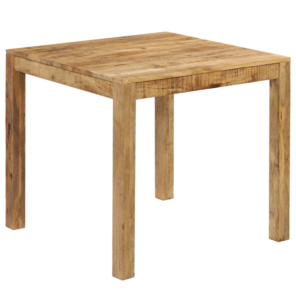 vidaXL Dining Table 82x80x76 cm Solid Mango Wood