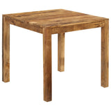 vidaXL Dining Table 82x80x76 cm Solid Mango Wood