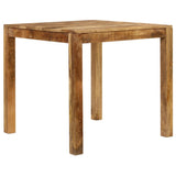 vidaXL Dining Table 82x80x76 cm Solid Mango Wood