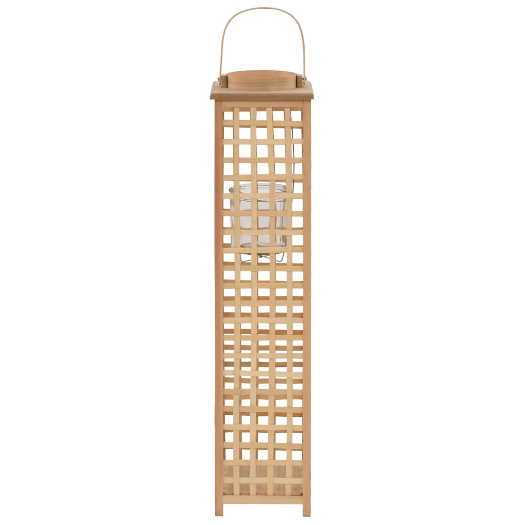 vidaXL Lantern Holder Hanging Bamboo Natural