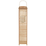 vidaXL Lantern Holder Hanging Bamboo Natural