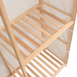 vidaXL 3-Tier Wardrobe 110x40x170 cm