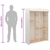 vidaXL 3-Tier Wardrobe 110x40x170 cm