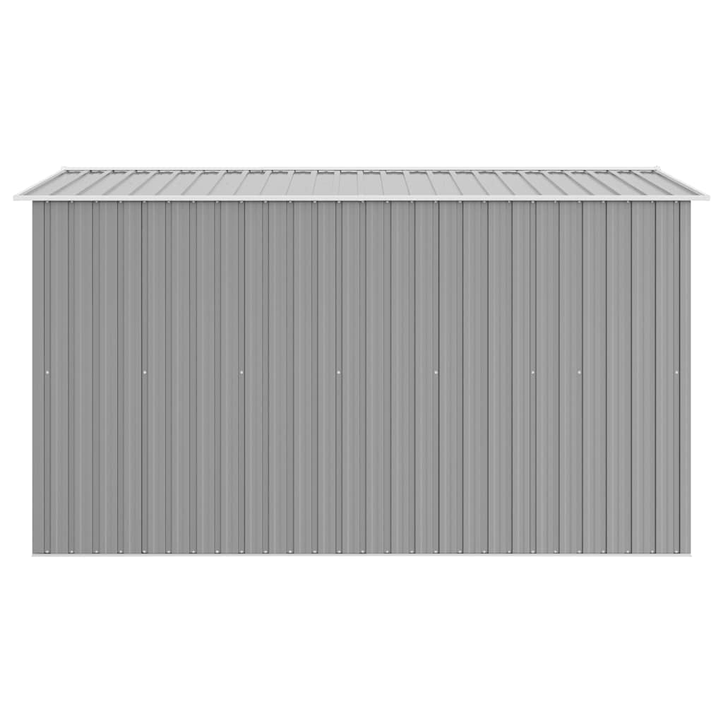 vidaXL Tuinschuur 257x298x178 cm metaal groen