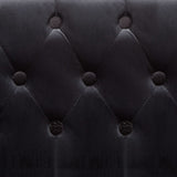 vidaXL Fauteuil fluweel zwart