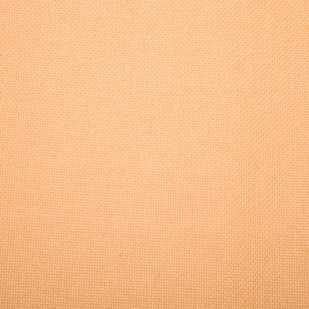vidaXL Banque L-vormig 171,5x138x81,5 cm tissu orange