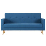 vidaXL Sofa fabric blue