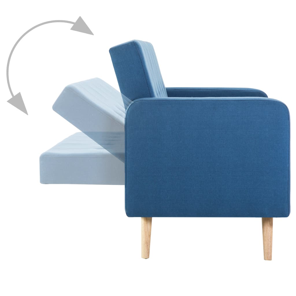vidaXL Sofa fabric blue
