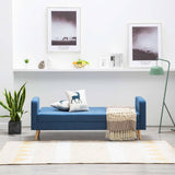vidaXL Sofa fabric blue