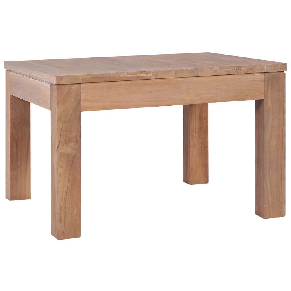 vidaXL Coffee Table 60x60x40 cm Teak Wood with Natural Finish