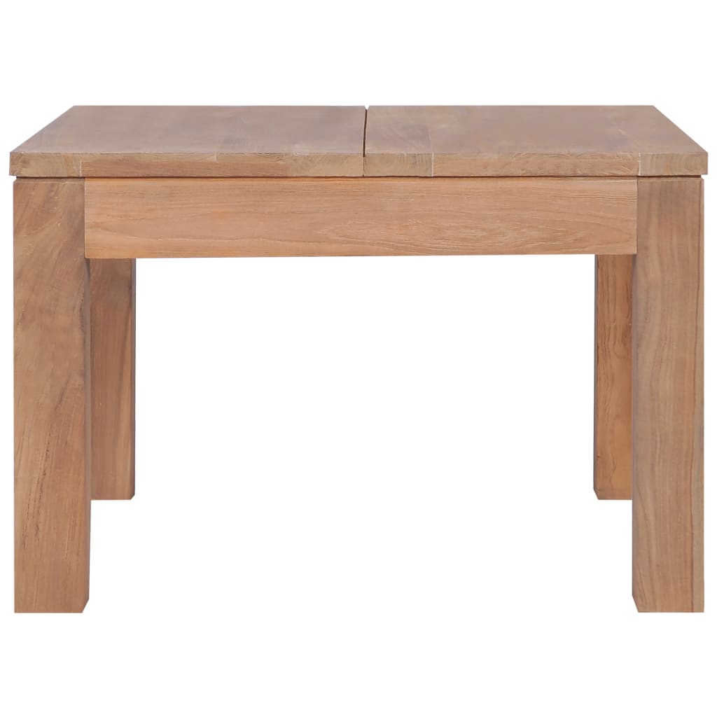 vidaXL Coffee Table 60x60x40 cm Teak Wood with Natural Finish