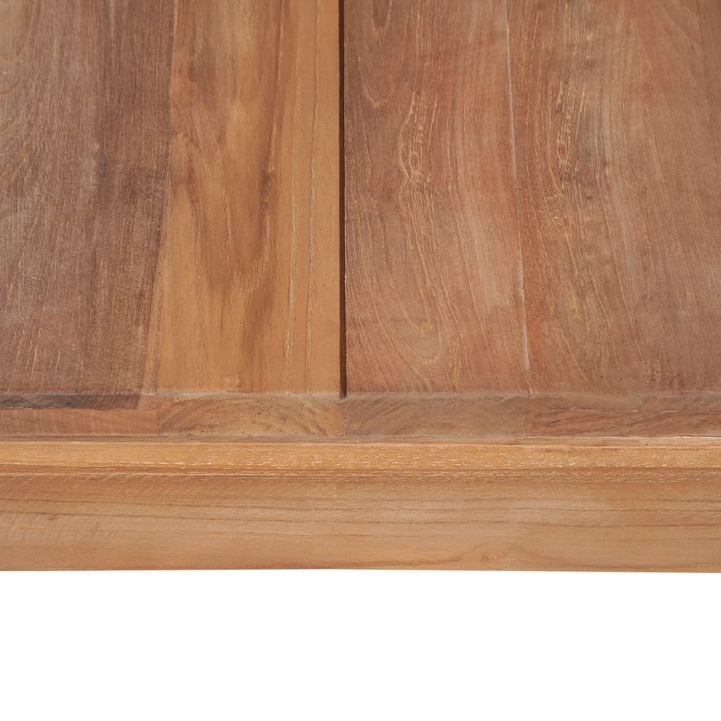 vidaXL Coffee Table 60x60x40 cm Teak Wood with Natural Finish
