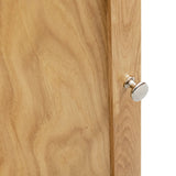 vidaXL Corner Cabinet 59x36x180 cm Solid Oak Wood