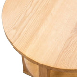 vidaXL Bijzettafel 40x50 cm massief eikenhout