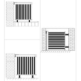 vidaXL Balkonscherm multifunctioneel 150x200 cm crème