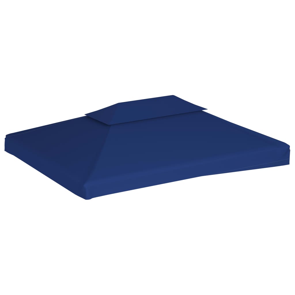 vidaXL Prieeldak 2-laags 4x3m 310 g/m² antracietkleurig