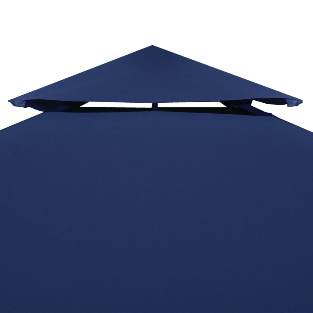 vidaXL Prieeldak 2-laags 4x3m 310 g/m² antracietkleurig