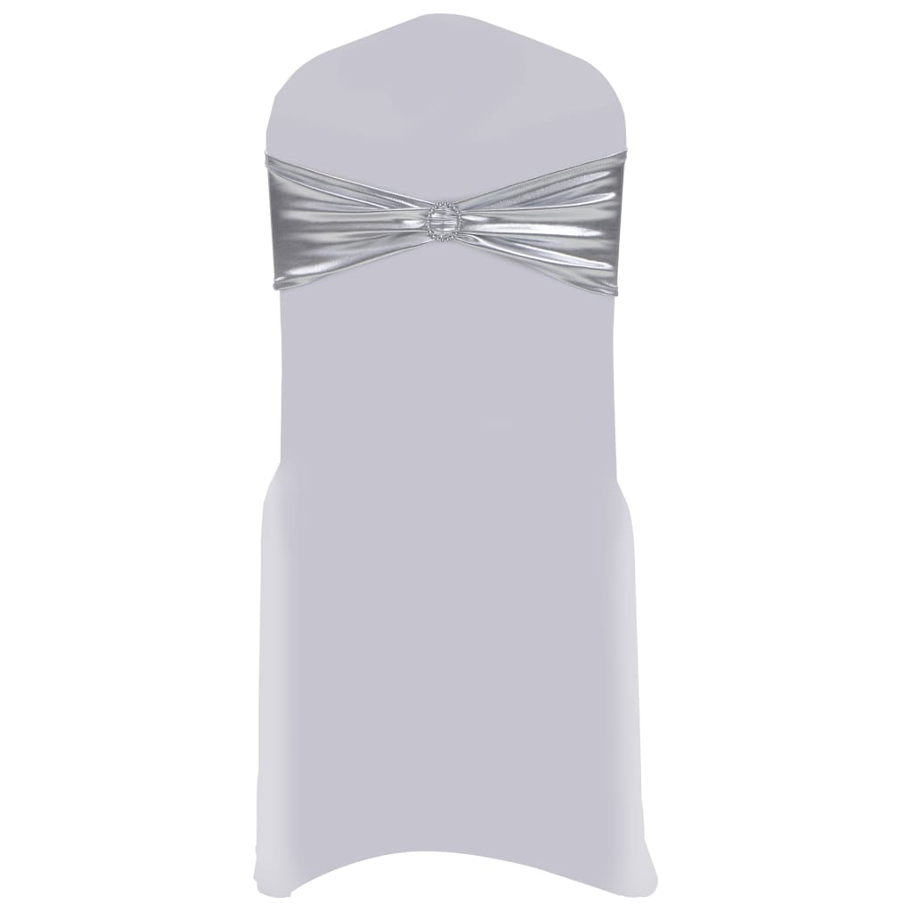 vidaXL 25 pcs Chair Sash with Diamond Stretch Gold