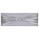vidaXL 25 pcs Chair Sash with Diamond Stretch Gold