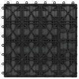 vidaXL Terras Tegel 3D-Design 11 pcs Lichtbruin 30 x 30 cm WPC