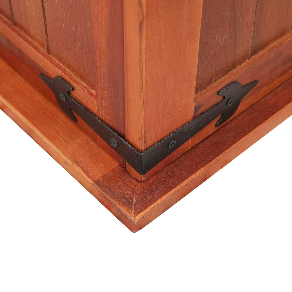 vidaXL Storage Box 60x25x22 cm Solid Acacia Wood