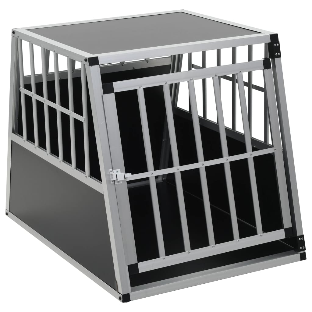 vidaXL Single Door Dog Crate 65x91x69.5 cm