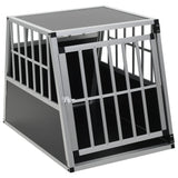 vidaXL Single Door Dog Crate 65x91x69.5 cm