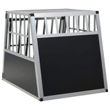 vidaXL Single Door Dog Crate 65x91x69.5 cm