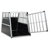 vidaXL Single Door Dog Crate 65x91x69.5 cm