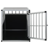 vidaXL Single Door Dog Crate 65x91x69.5 cm