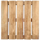 vidaXL Dalle de terrasse 6 pcs Vert 50 x 50 cm